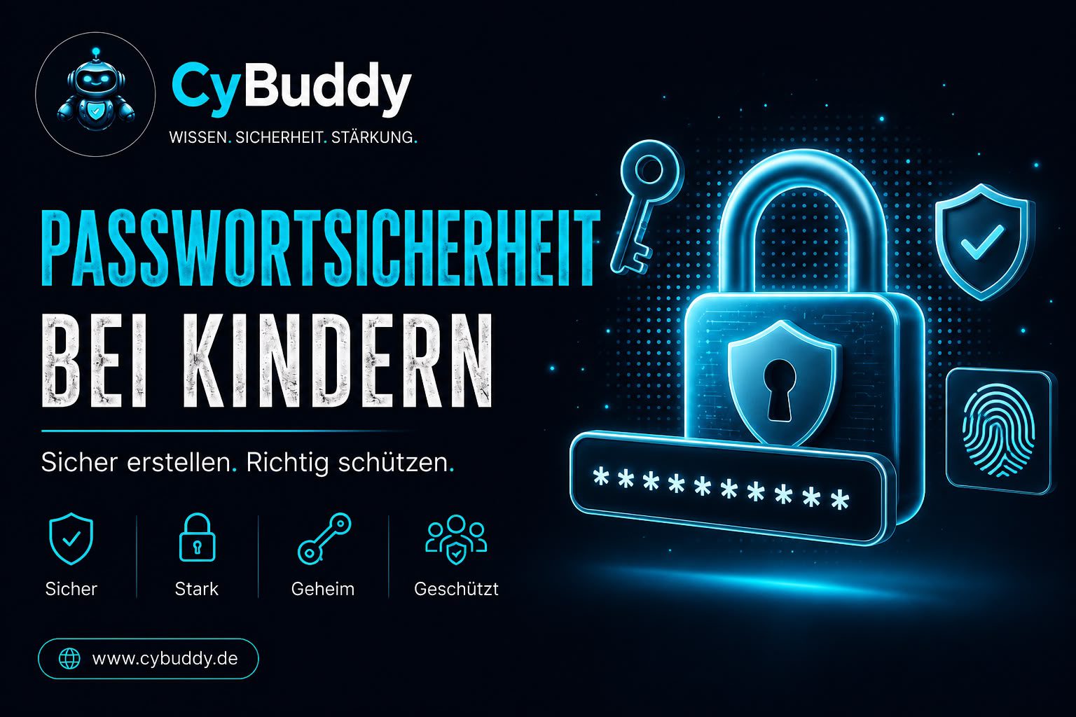 Passwortsicherheit für Kinder: sichere Passwörter einfach erklärt